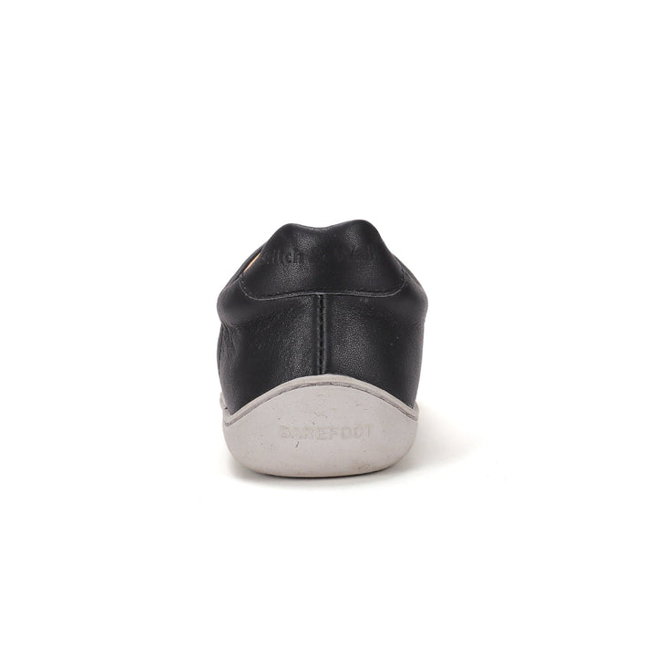 All black leather sneakers 088 - MyMara