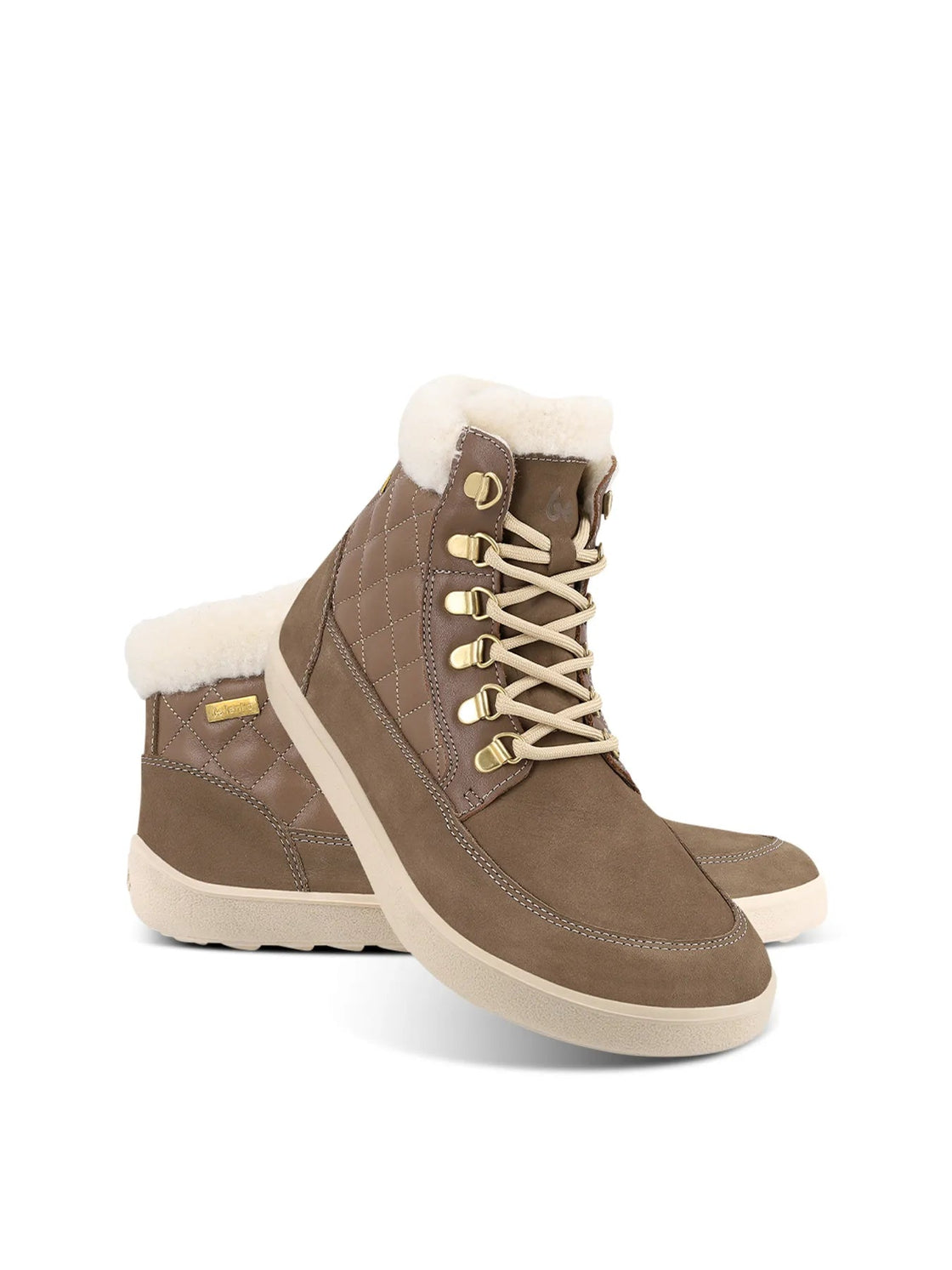 Boots Olivia - Warm Leather Winter Boots with Merino Wool Lining - MyMara