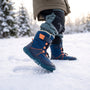 narwalSTYLE Midnight Blue Kids' Barefoot Winter Boots - MyMara
