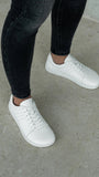 Sneakers Enigma - Premium Leather Minimalist Shoes - MyMara