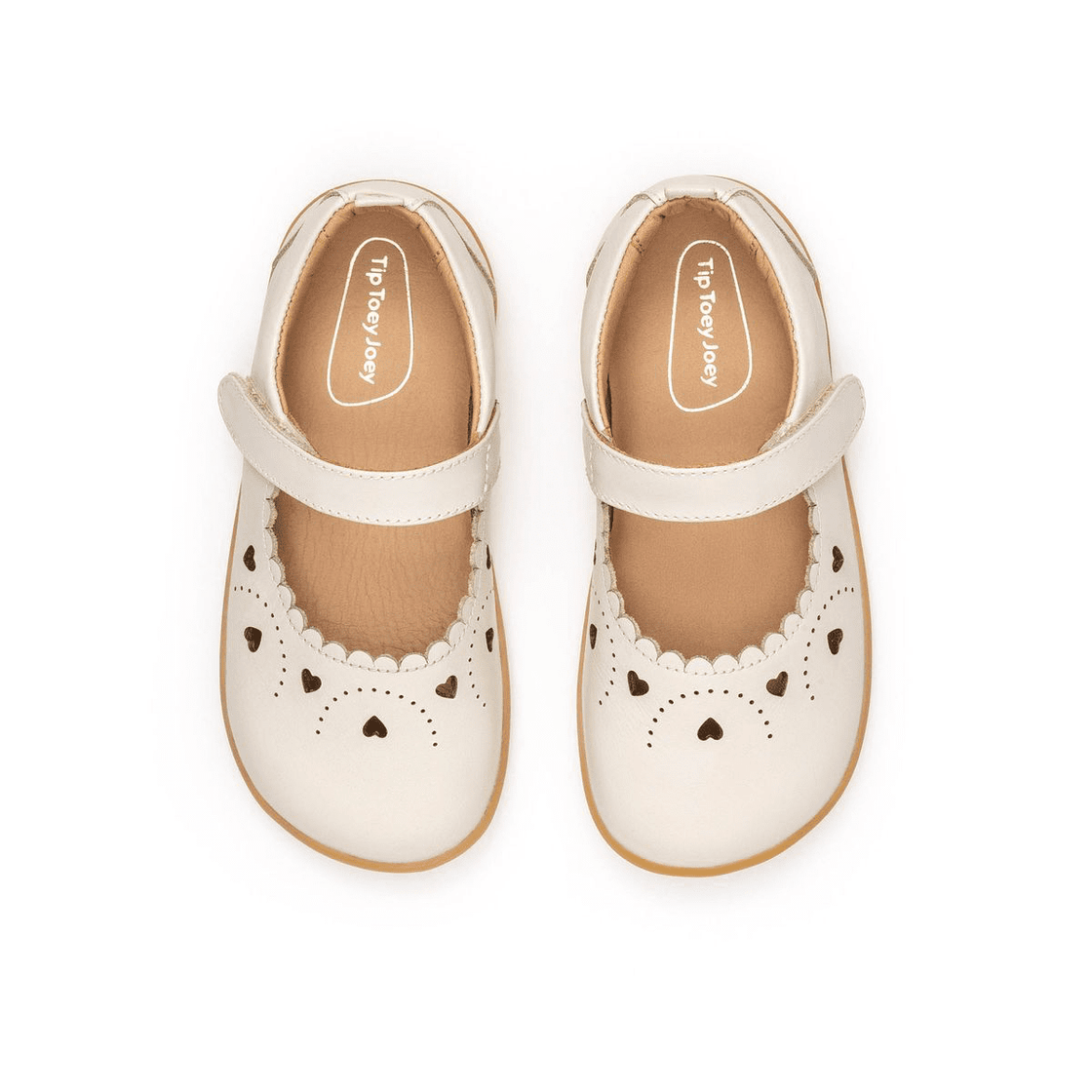 Tip Toey Joey Sweetheart Kids' Barefoot Mary Jane Ballerinas - MyMara